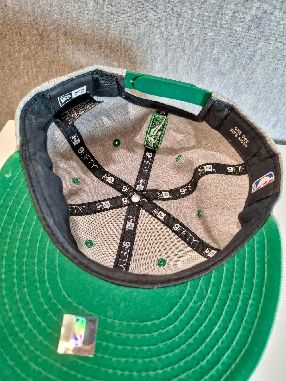New Era Gray Cap with Celtics Logo